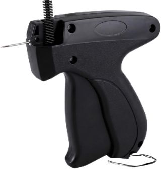 Etikettierpistole Set für Kleidung, Micro Tagging Gun mit 5 Ersatznadeln & 1000 Heftfäden (500 Schwarz & 500 Weiß), Etikettiergerät für Preisschilder & Etiketten, Heftpistole Textilpistole