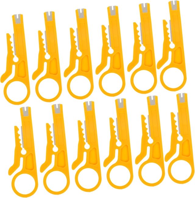 Lurrose 20stücke Multifunktionale Abisolierzange Kabel Strippen Werkzeug Handliches Design Kraftsparende Konstruktion Einfache Bedienung Drahtwerkzeug Für Elektriker