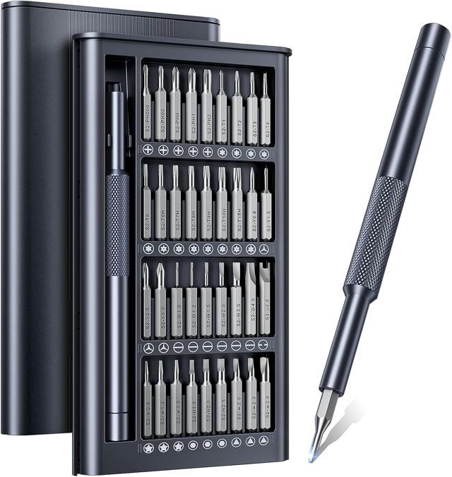 Wesdut 37-in-1 Mini-Präzisions-Schraubendreher-Set, magnetisches Trox-Schraubendreher-Set mit T2, T5, T6, T8, kleines Reparaturwerkzeug-Set für iPhone