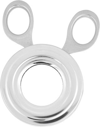 Alomejor Stainless Steel Egg Cutter, Ergonomic Grip