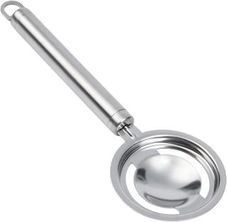Edelstahl Eiweiß Abscheider 21.4cm Silber Design