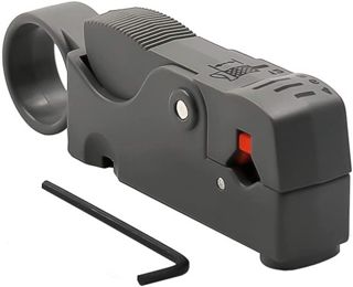 Greluma 1 Stück Rotary Koaxialkabel Abisolier-Werkzeug Koaxialkabel Abisolier-Werkzeug für RG6, RG59/62 und RG58