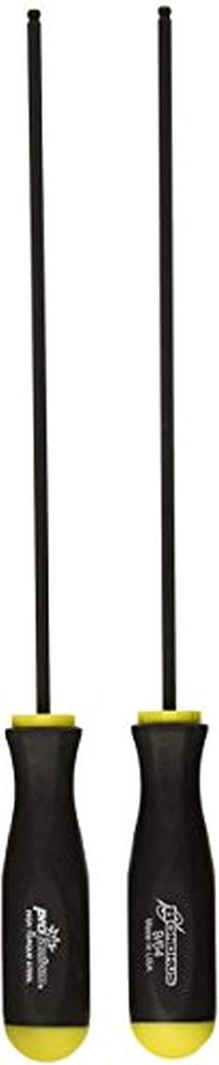 Bondhus 10708 9/64 Zoll Kugelkopf-Schraubendreher mit ProGuard-Finish, 17,5 cm, 2 Stück