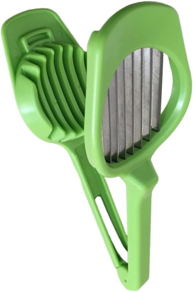 Multifunktionaler Eierschneider aus ABS für Pilze und Butter Grün