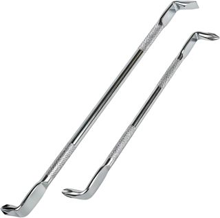 2-Teiliges Winkelschraubendreher Schlitz Kreuzschlitz Set mit Kreuz- und Schlitzkopf – Magnetisch, Rutschfest, Ideal für Enge Räume, 90-Grad-Z-Typ - PH1, PH2, PH2, L6