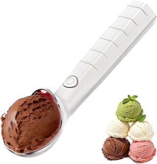 Elektrischer Eisschaufel, Edelstahl, tragbar, Warmhaltelöffel, Löffel