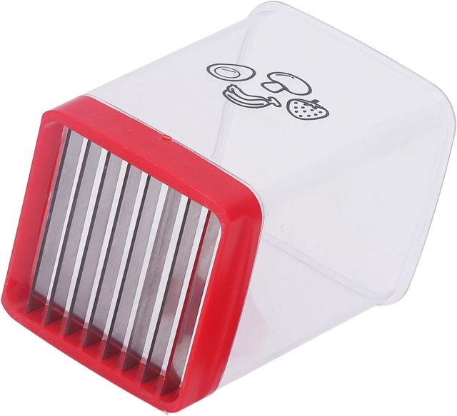Naroote Küchen-Schnellmesser, Kompakter, Langlebiger, Kraftsparender Schnell-Eierschneider aus Edelstahl (2er-Pack)