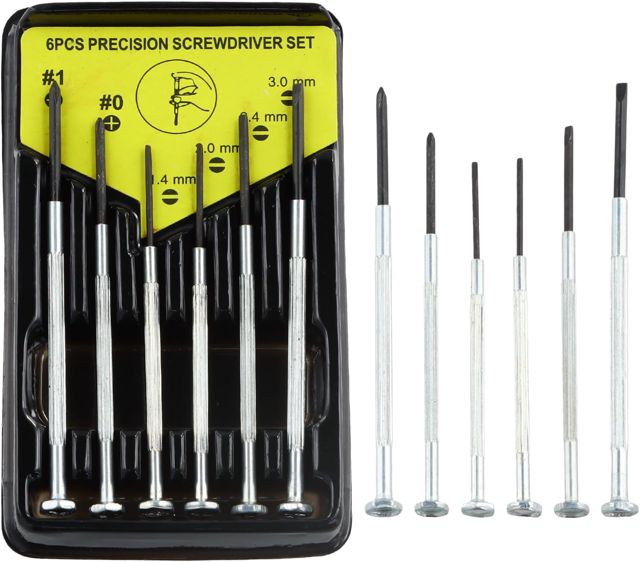 Mini Schraubenzieher Set, Brillenreparatur Schraubendreher, Feinmechaniker Schraubendreher Set, Uhrmacher Schraubendreher Set, für Brillen Uhrmacher Präzisions-Reparatur