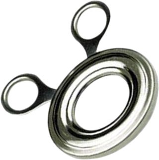 Eieraufsatzschneider aus Edelstahl für Weich Gekochte Eier Silber