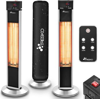 TRESKO® Infrarot Heizstrahler 2000W mit Fernbedienung für Innen & Außen