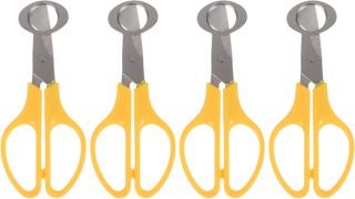 Cabilock 4 Stück Edelstahl Wachtelei-schere Haushaltsschere Für Gebackene Eier Leicht Und Robust Ergonomisches Design Für Sicheren Griff Geeignet Für Küche Und Partys