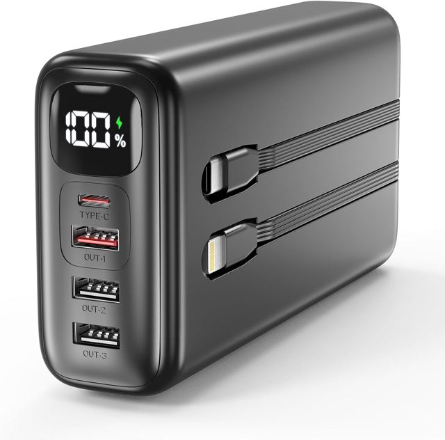 Powerbank 51000mAh, USB-C 22,5W Schnellladegerät Tragbares Ladegerät