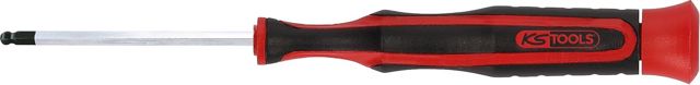 KS Tools ESD Feinmechanik-Schraubendreher für Innensechskantschrauben - mit Kugelkopf, 3, 0 mm