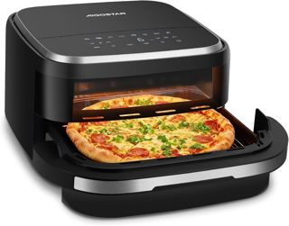 Aigostar Heißluftfritteuse XL 745cm² Garfläche 2200W Leise Extra-Crisp 4.2L