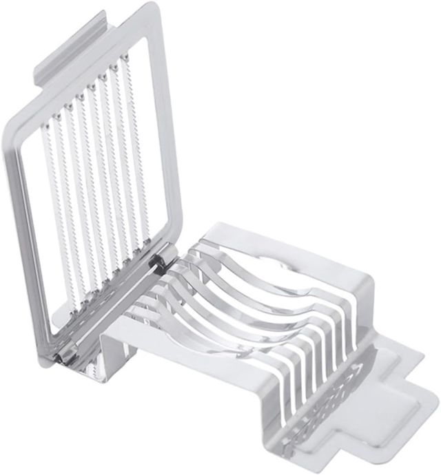 Gatuida Edelstahl Eierschneider Multifunktionaler Gemüseschneider Eier Lebensmittel-slicer Küchengerät Für Harte Eier Pilze Käse Und Obst Sicherer Handlicher Küchenhelfer