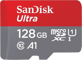 SANDISK Ultra microSDXC Karte 128GB + Adapter, bis zu 140MB/s Lesen