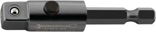 Stahlwille 32161001 - Acoplamiento para puntas para tornillos 3216/1 QR peso 23 Kg., Silber