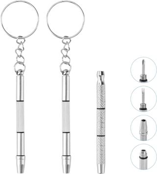 Brillen Schraubenzieher 4 in 1 Mini Präzisions Schraubendreher Set
