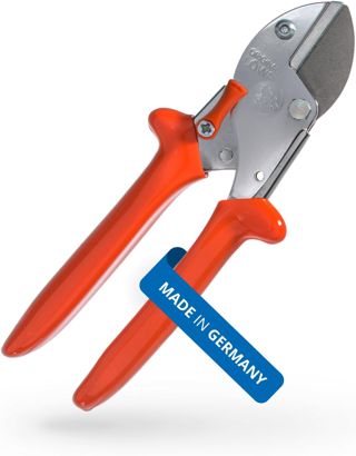Original LÖWE 5 Profi Gartenschere Amboss 5.107 mit rostfreier und antihaftbeschichteter Stahlklinge - handliche und leichte Baumschere ideal zum Schneiden von Obstbaum Apfelbaum Birnenbaum