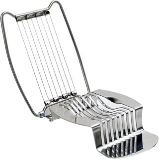 Eierschneider – robustes Edelstahl-Eierschneider-Werkzeug, Drahtrahmen-Schneidegerät, hartgekochte Eier, Mehrzweck-Küchengerät, Zubehör für Obst und Eierportionierung, leicht zu reinigendes