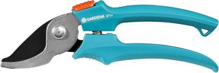 Gardena Gartenschere B/S: Blumenschere für Blumen, Triebe und junges Holz, Edelstahl-Untermesser, ergonomische, glasfaserverstärkte Griffe (8854-20)
