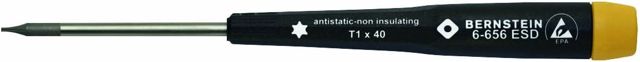Bernstein Werkzeug Torx-Schraubendreher, T 1 mit ableitfähigem Heft, 6-656