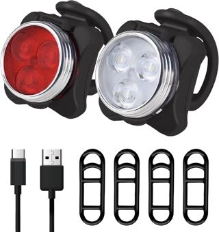 LED Licht 2er Set USB Aufladbar Wiederaufladbares