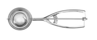 HENDI Eisportionierer, Eislöffel, Eiscreme, 1/10, ø70mm, Edelstahl 18/8