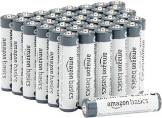 Amazon Basics AA- Alkali-Batterien, 1,5 V, 5 Jahre lagerfähig, 40 Stück