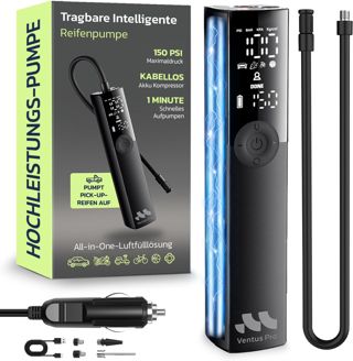 Woowind Elektrische Luftpumpe, Akku Luftpumpe, Fahrradpumpe Elektrisch