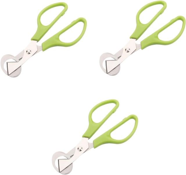 Amosfun 3St Eieröffner Eierschalenschneider Eierschere Wachtel Hersteller Eierschalenöffner Eierschneider Eierschalenschere Ei-Cracker Eierschalenknacker