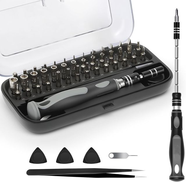 SOONAN 48 In 1 Schraubendreher Set, Feinmechaniker Werkzeug set, Mini Schraubenzieher Set mit Sturzsicherer Aufbewahrungsbox,Feinmechaniker Schraubendreher Set für Computer,iphone,ipad,Switch,PS4