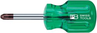 PB Swiss Tools Pozidriv-Schraubendreher, mit Kunststoffheft, Kreuzschlitzgröße 2K
