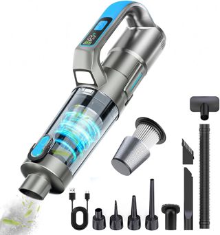 Handstaubsauger, 30000PA 4 in 1 Mini Staubsauger Premium Autostaubsauger