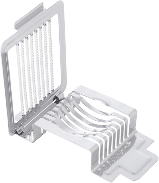 ULTECHNOVO Eierschneider aus Edelstahl mit Stabilem Design und Präzisem Schneidwerkzeug zum Schneiden von Eiern, Früchten und Pilzen der Küche