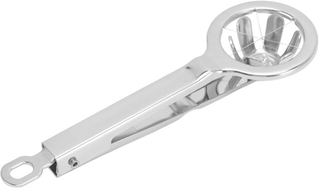 Eierschneider, Edelstahl, rostfrei, arbeitssparend, multifunktionaler Eierspalter für Küche, Restaurant, langlebig, 304 Edelstahl, 21,1 cm