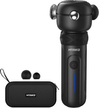 HYAKO SE Tiefengewebe-Massagepistole, 6.500 U/min, 5 Köpfe, 5 Stufen Leise