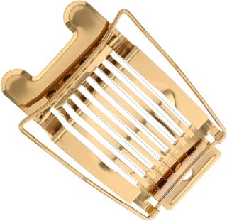 Eierschneider aus Edelstahl, Gold, für Gleichmäßige Scheiben