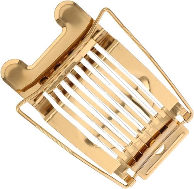 Eierschneider aus Edelstahl, Gold, für Gleichmäßige Scheiben