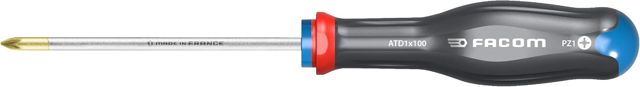 Facom ATD1X75 PROTWIST® Schraubendreher für Pozi-Schrauben, runde Klingen