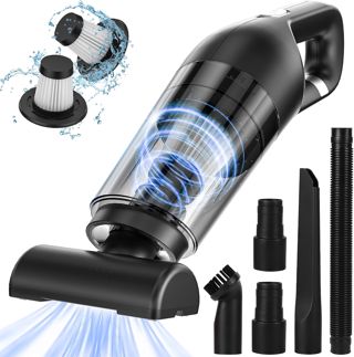 Czemo Handstaubsauger Akku 9000Pa Autostaubsauger Stark Staubsauger Kabellos Tragbarer Handsauger USB Auto Staubsauger Ohne Kabel für Auto Zuhause Tierhaare