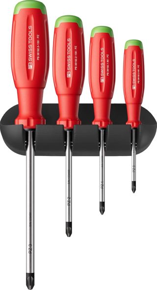 PB Swiss Tools SwissGrip Evo Pozidriv Schraubenzieher Set, 38243.H