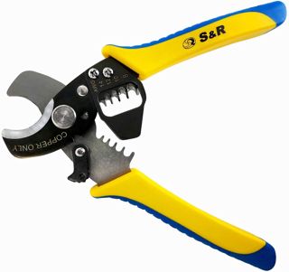 S&R Abisolierwerkzeug, Kabel, Abisolierer, Abisolierzange, 10-20AWG, SAT/RG6 & RG59, Niedervolt Kabel 8-13mm Universal-Entmantelungswerkzeug, Kabelabisolierer, Kabelentmanteler, Elektriker Werkzeug