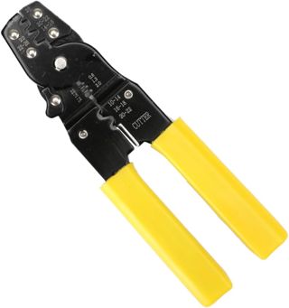 Gelbe Abisolierzange für Elektriker, Manuell, Multifunktional