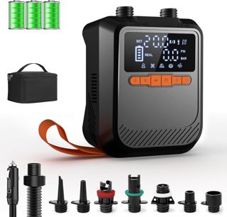 Mojimdo SUP Pumpe 20 PSI, 13.500 mAh Akku, 5 Modi, USB-C, 12V