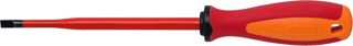 Unior 604VDETBI Elektriker-Schraubendreher SLIM mit 3-Komponentengriff für Schlitzschrauben, 0,8 x 4,0 x 100 mm