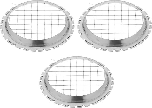 3 Stück Eierschneider aus Edelstahl für Kartoffeln und Käse, Silber