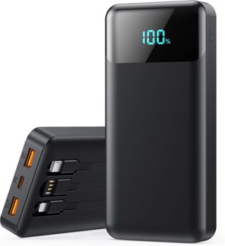 Power Bank USB C 5000mAh, Mini Powerbank Klein Aber Stark 15W PD 3.0 Schnelles Aufladen Tragbares Externer Akku mit LED Display Kompatibel mit iPhone 18/17/16/15, Samsung S25/24, Android Telefone