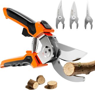 Preciva 4-in-1 Gartenschere, 4 Pcs 4Cr13 Klinge mit Aufbewahrungsbox