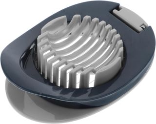Eierschneider Hard Boiled Eggs Cutter Küchenhelfer aus Edelstahl für Gekochte Eier Erdbeeren Pilze und Weiche Früchte Schnelles Schneiden Leicht zu Reinigen und Sicher Anwendung